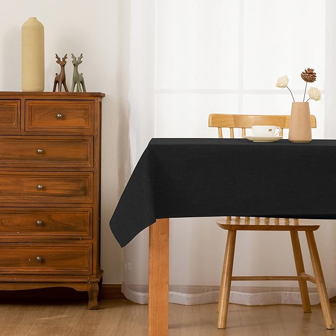 Hiasan Faux Linen Rectangle Tablecloth - Image 2