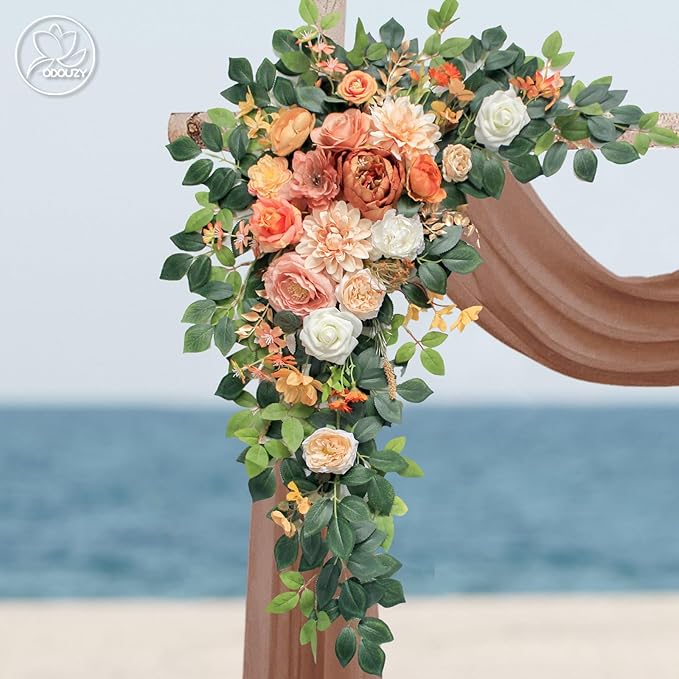 Wedding Arch Flowers Kit, Artificial Flower Arch Decor - Image 3