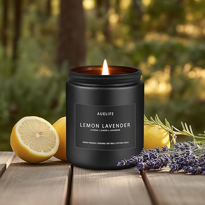 Lemon Lavender Candle | Scented Candles - Image 3