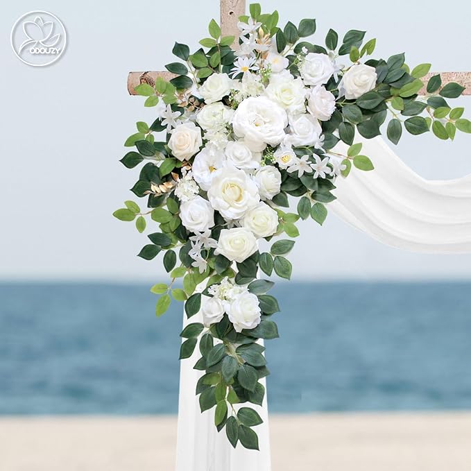 Wedding Arch Flowers Kit, Artificial Flower Arch Decor - Image 3