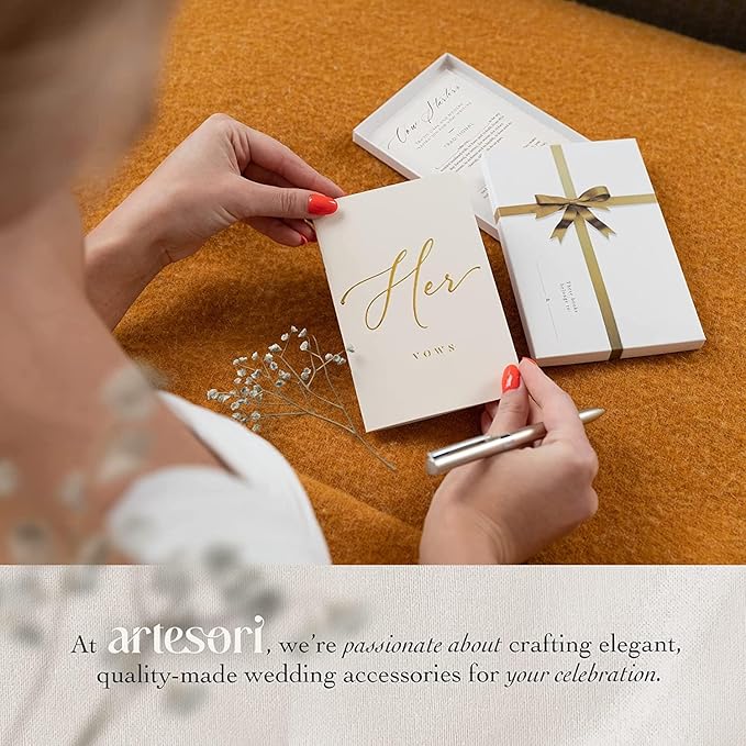 ARTESORI Premium Wedding Vow Book - Image 8