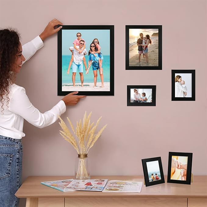 4x6 Picture Frame Set of 4, 4 x 6 Photo Frames - Image 3