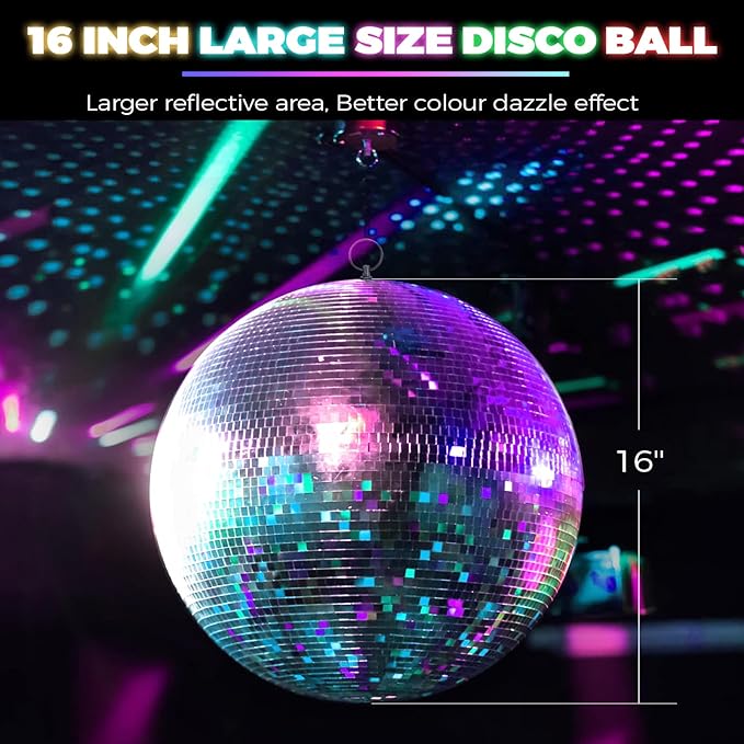 16inch Large Mirror Disco Ball - Image 4