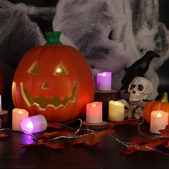 FREEPOWER Rechargeable Color Changing Tea Lights Candles - Image 2