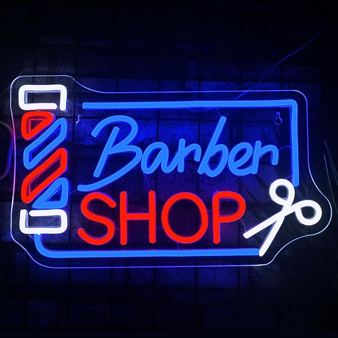 Looklight Barber Shop Neon Sign Dimmable Barber Pole Led Signs - Image 2