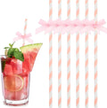 Gadpiparty 60pcs Paper Drinking Straws Disposable Bow Ties Decorative Cocktail by Gadpiparty