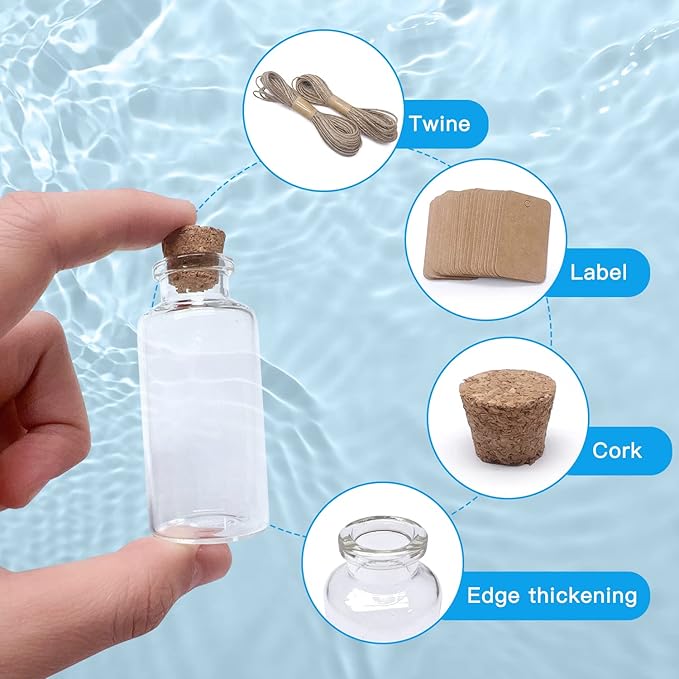 160 Pack 20 ML Glass Bottles - Image 3