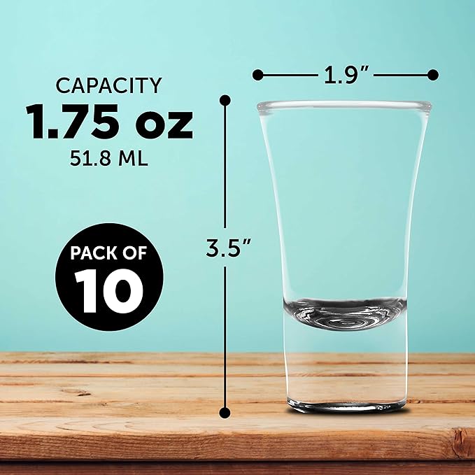 DISCOUNT PROMOS 2 oz. Lord Shooter Etched Shot Glasses, 10 pack, 21st Birthday - Image 5