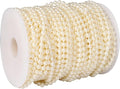 177 FT Pearl Beads Garland for Decoration, 4MM Craft Pearl Beads String Spool by Ucevi