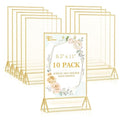 EHWINE 10 Pack 8.5×11 Clear Acrylic Sign Holder by EHWINE