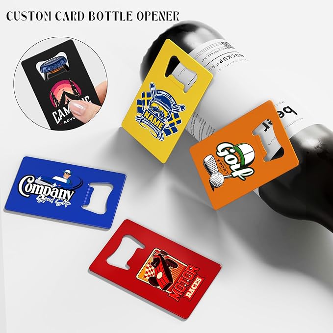 Custom Bottle Opener, 4-80PCS Stainless Steel Beer Can Opener, Double-Sided - Image 4