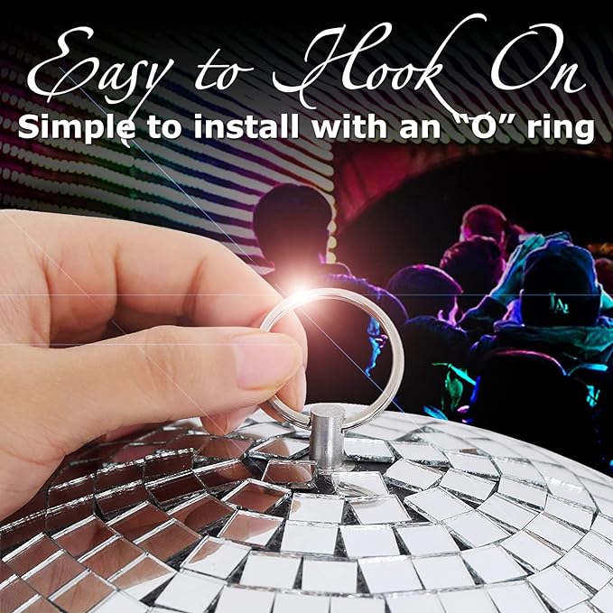 16-Inch Large Disco Ball – Mirror Ball Disco Ball Decor - Image 3