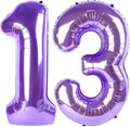 Purple Number 13 Balloon by Upgesy
