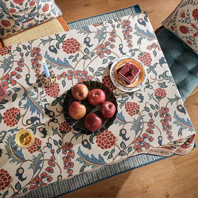 patdrea Designer Vintage Linen Tablecloth - Image 4
