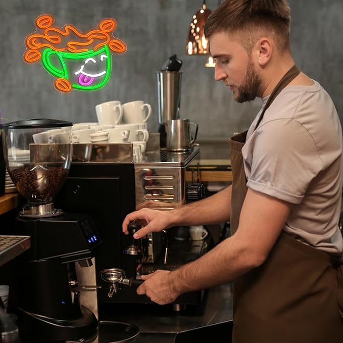 Coffee Neon Sign LED Cafe Light up Sign - Image 7