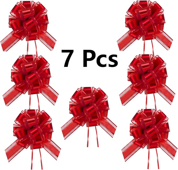 7 Pieces Large Pull Bows, 6 inche, Big Bow - Image 2