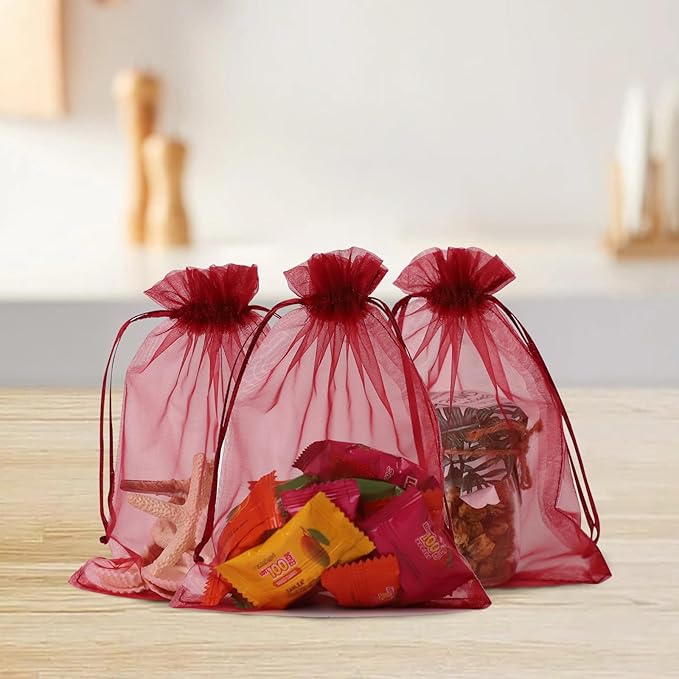 Wudygirl 100 PCS Organza Bags - Image 3