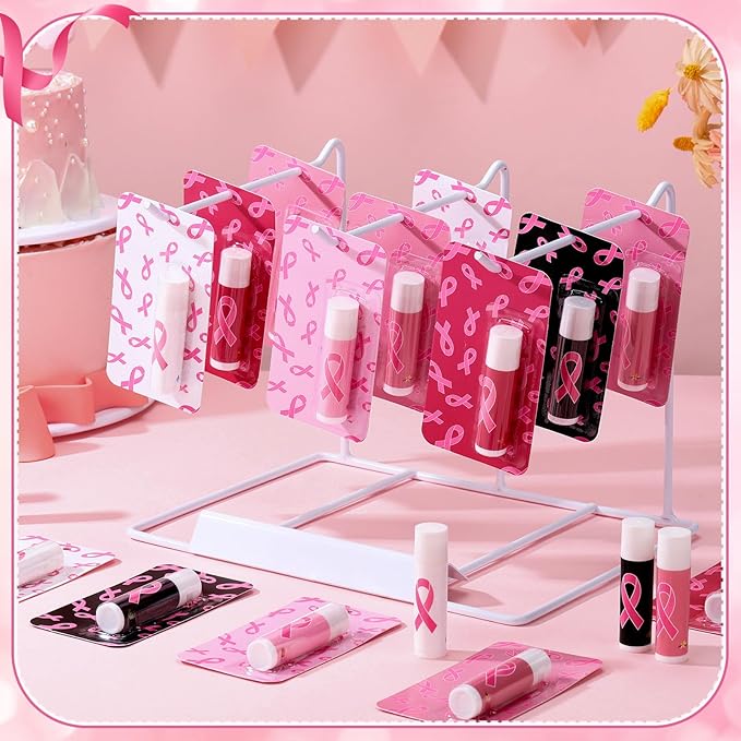 15 Pack Breast Cancer Awareness Lip Balms Gifts Bulk Pink Ribbon Lip Balms - Image 4
