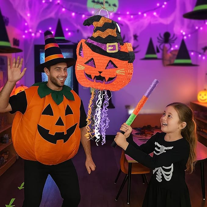 WERNNSAI Halloween Pumpkin Pinata - Image 3