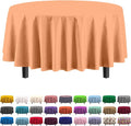 Exquisite 12-Pack Premium Plastic 84-Inch Round Tablecloth by Exquisite