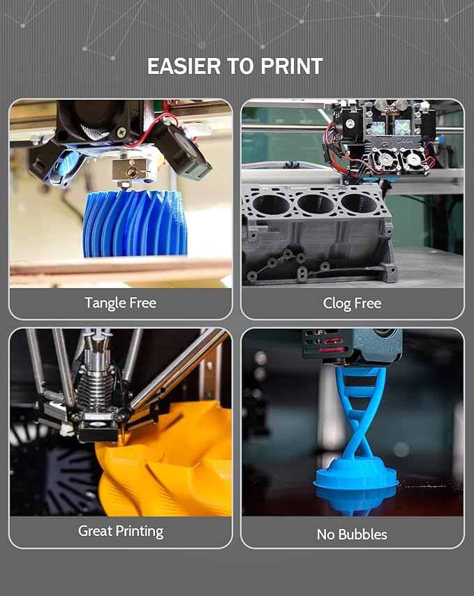 DURAMIC 3D PLA Plus Filament 1.75mm Blue Tougher and Stronger Dimensional - Image 2