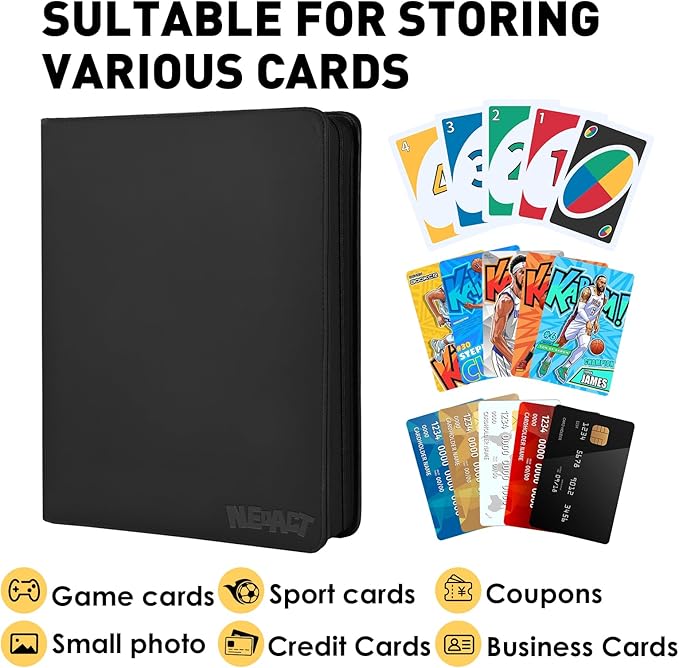 16 Pocket Card Binder, 1280 Pockets Ringless Trading Card Binder, Premium - Image 7