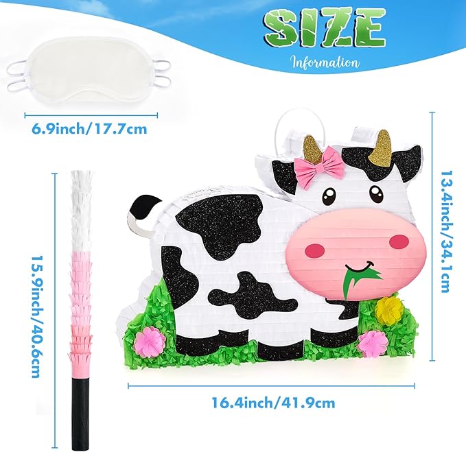 WERNNSAI Dairy Cow Piñata - Image 3