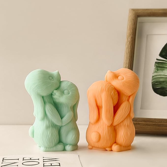 Couple Rabbit Candle Mold - Image 6