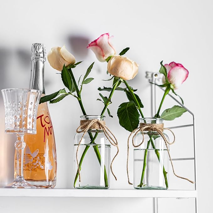 Vintage Glass Vases, Mason Jars - Image 6