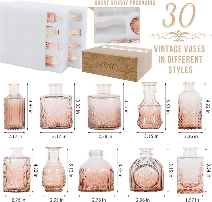 Arme Glass Bud Vase Set - Image 2