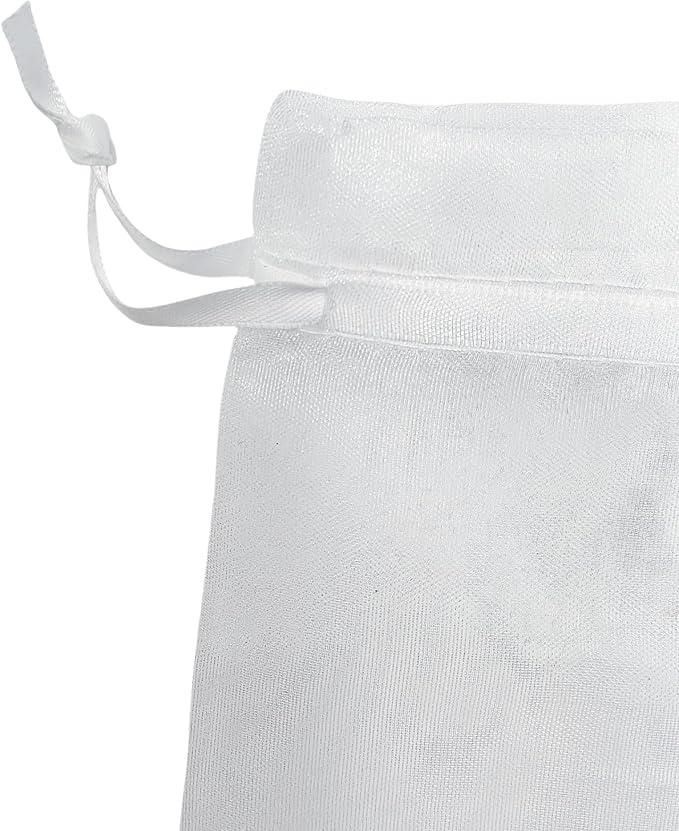 QIANF 20 Pcs 6x9 White Sheer Organza Gift Bags - Image 4