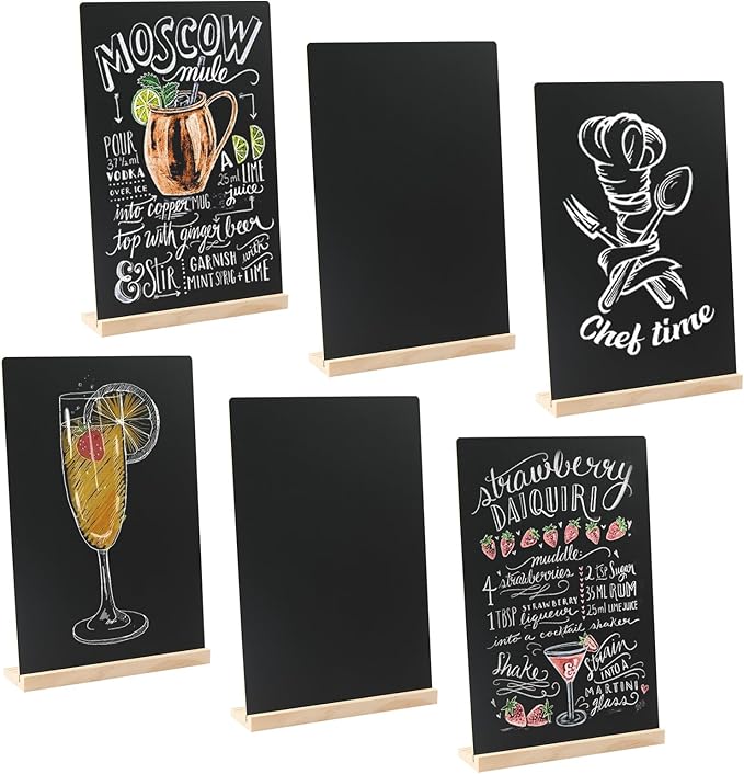 Double-Sided Small Chalkboard Signs - Image 3