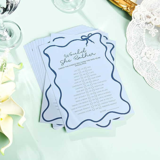DEEKA 30 PCS Bridal Shower Games Card - Image 3