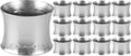 Metal Napkin Rings Set of 12 by ALPHALivingHOME