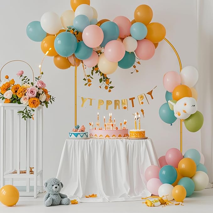 3 Pack Arch Backdrop Stand, Easy Assembly Backdrop Arch, Balloon Arch Stand - Image 6