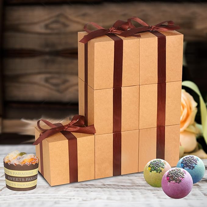 100 Pack Small Gift Boxes, Cupcake Boxes, Candy Boxes - Image 2