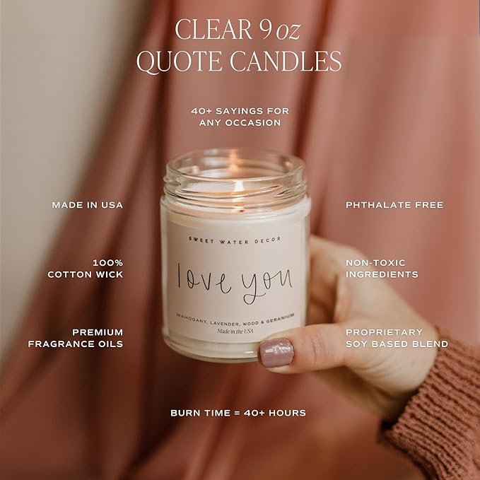 Sweet Water Decor Wedding Candle - Image 4