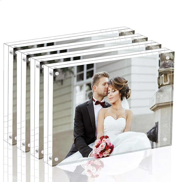 Magicool Premium Acrylic Photo Frame- Magnet Photo Frame -Double Sied Thick by Magicool