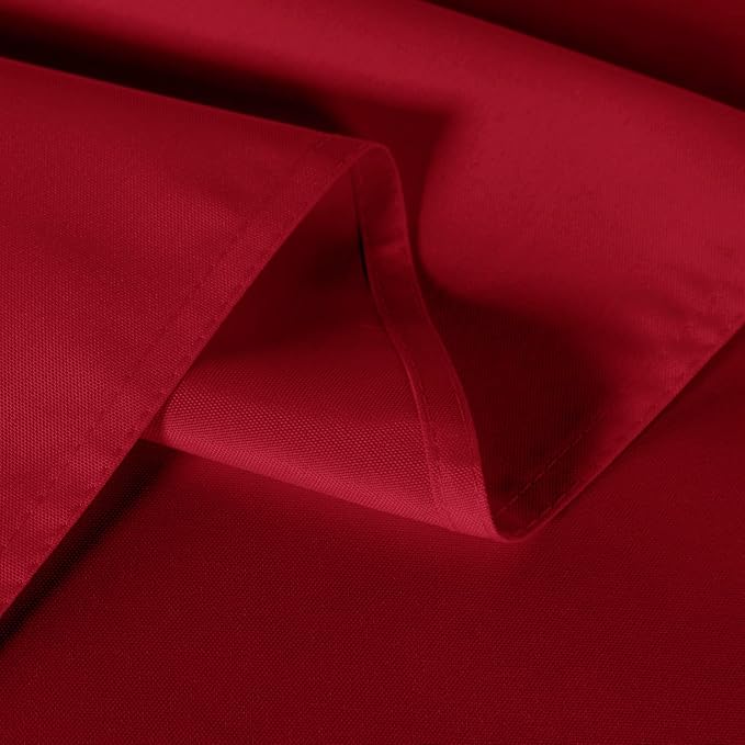 sancua 2 Pack Round Tablecloth 70 Inch Red, Stain and Wrinkle Resistant Table - Image 5