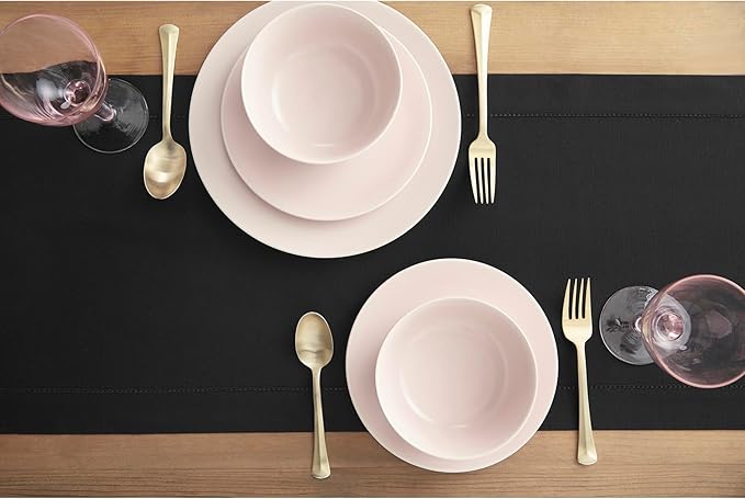 Solino Home Black Table Runner 108 Inches Long - Image 4