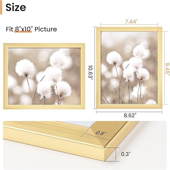 8x10 Picture Frame, Display 8x10 Photo Frames - Image 3