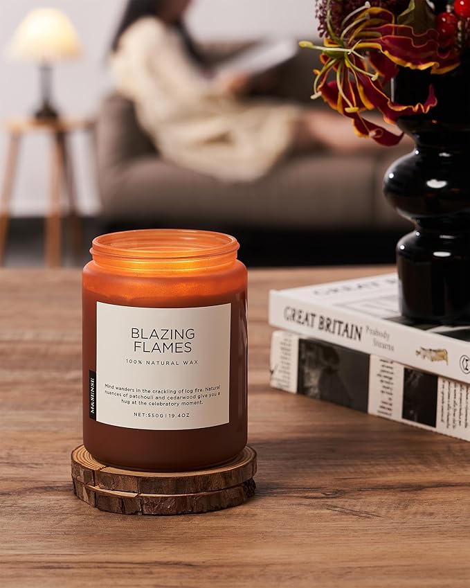 M&SENSE Blazing Flames Scented Candles - Image 7