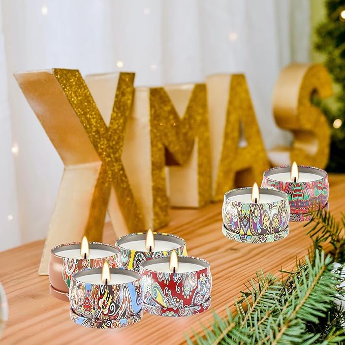 24 Pack Scented Candles Set for Home, Relaxing Stress Relief, Aromatherapy - Image 5