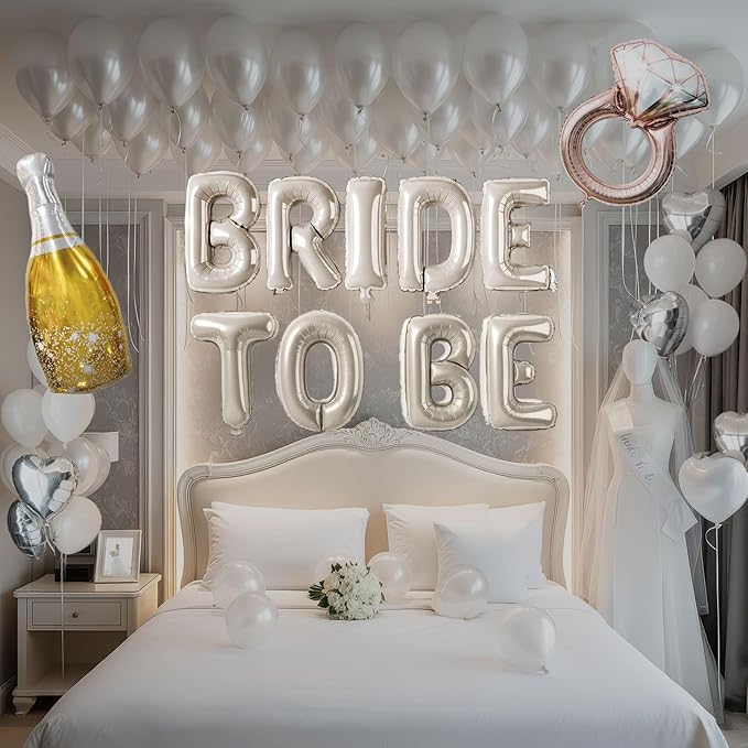 Cream White bridal shower Decorations by yeewaka