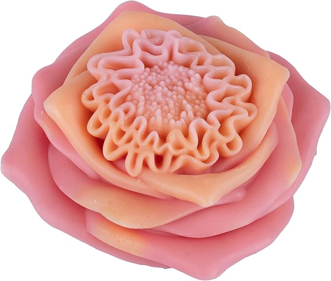 Flower Succulent Rose Peony Molds Silicone Wave Spiral Candle Mold by EVERELAMSiliconeMolds