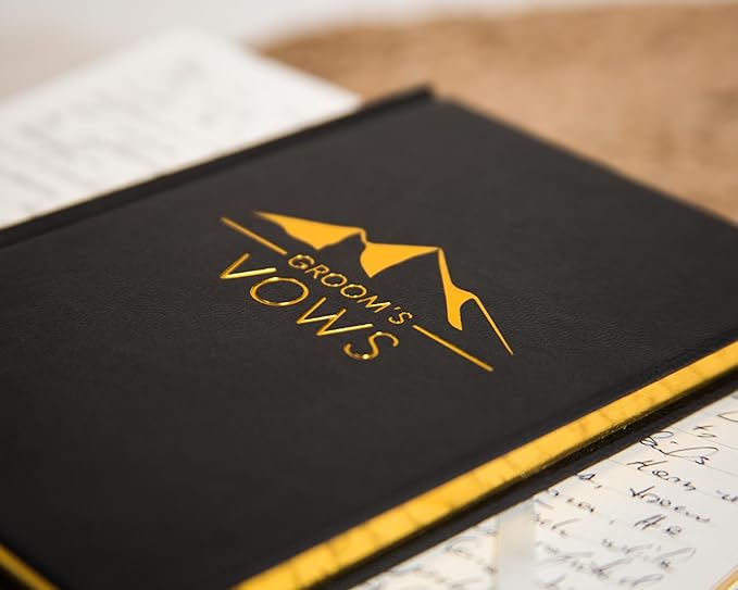 Groom's and Bride's Vows Wedding Vow Books - Image 4
