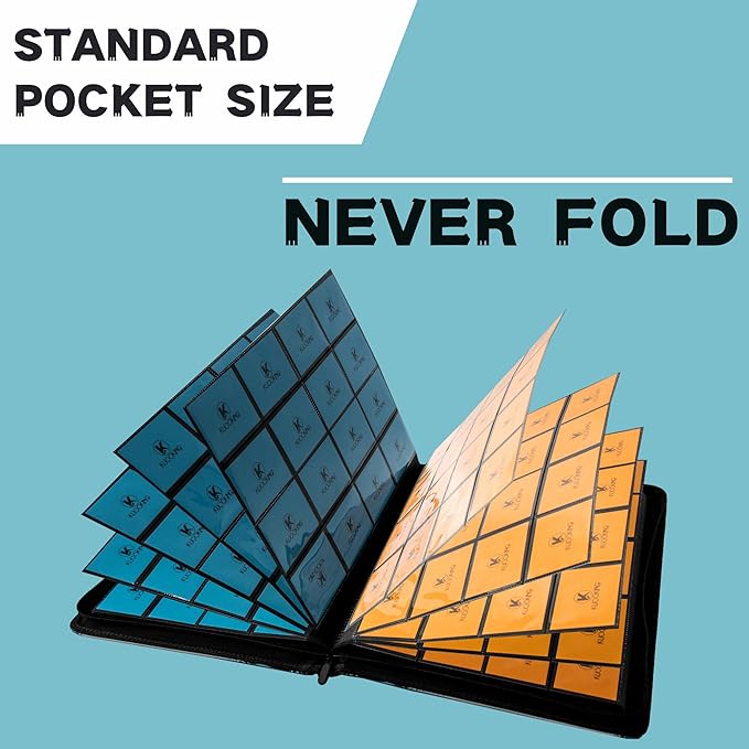 1000+ Pockets Trading Card Binder, 16-Pocket Card Ablum Compatible - Image 2