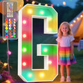 Ledido 4FT Marquee Light Up Letters, 34 Colors Changing Marquee Letter 4 Feet by Ledido