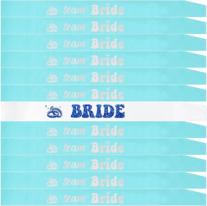 12 PCS Bride Sash Bachelorette Party Bride to Be Team Bride Sashes Maid of by Unknown