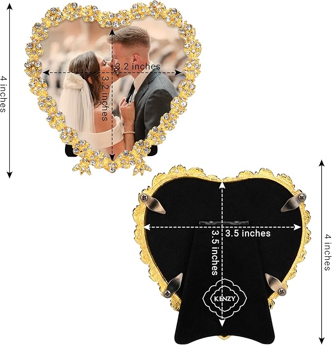 Heart Shaped Wedding Picture Frames - Image 3